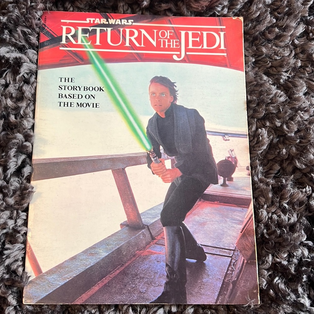 Star Wars return of the Jedi the story book based on the movie paperback